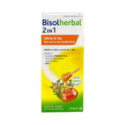 Bisolherbal  2 en 1 Jarabe...
