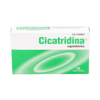 Cicatridina supositorios 10uds